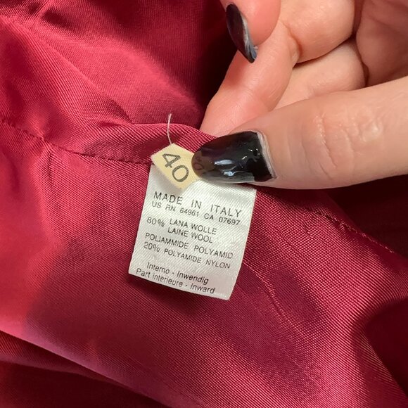 Vintage Benetton Wool Blazer Jacket - Picture 6 of 7